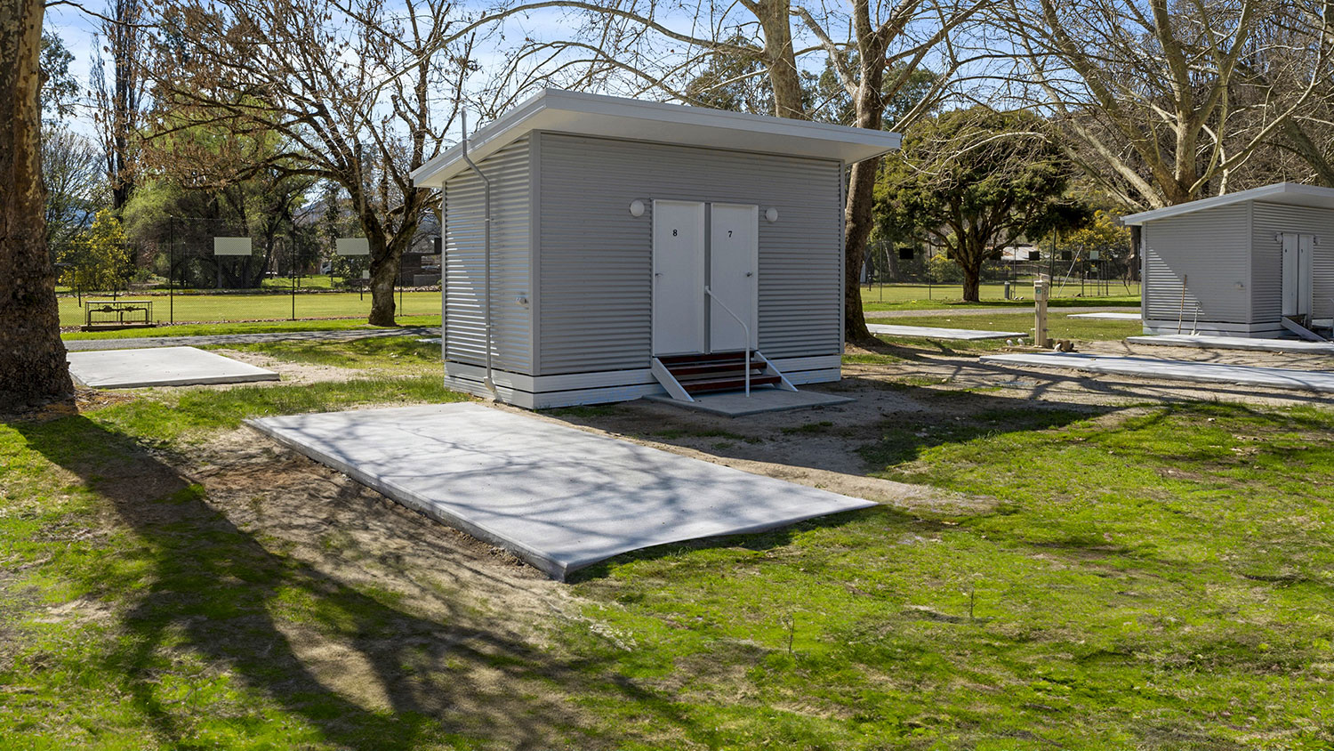Myrtleford Holiday Park Deluxe Ensuite Site with Concrete Slab