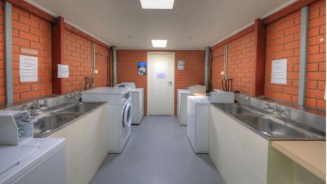 Myrtleford Holiday Park guest laundry